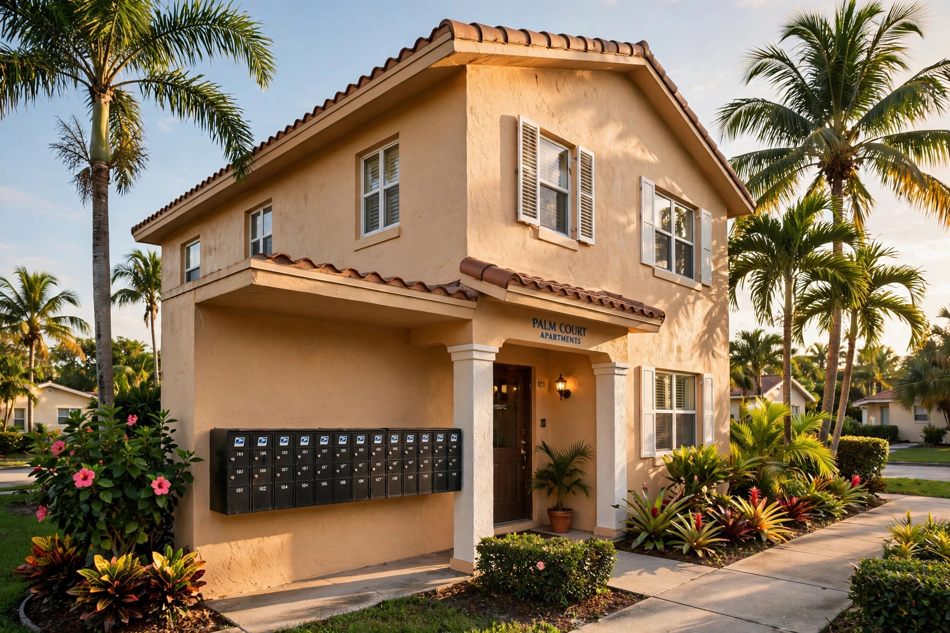 Handing over the house keys at closing